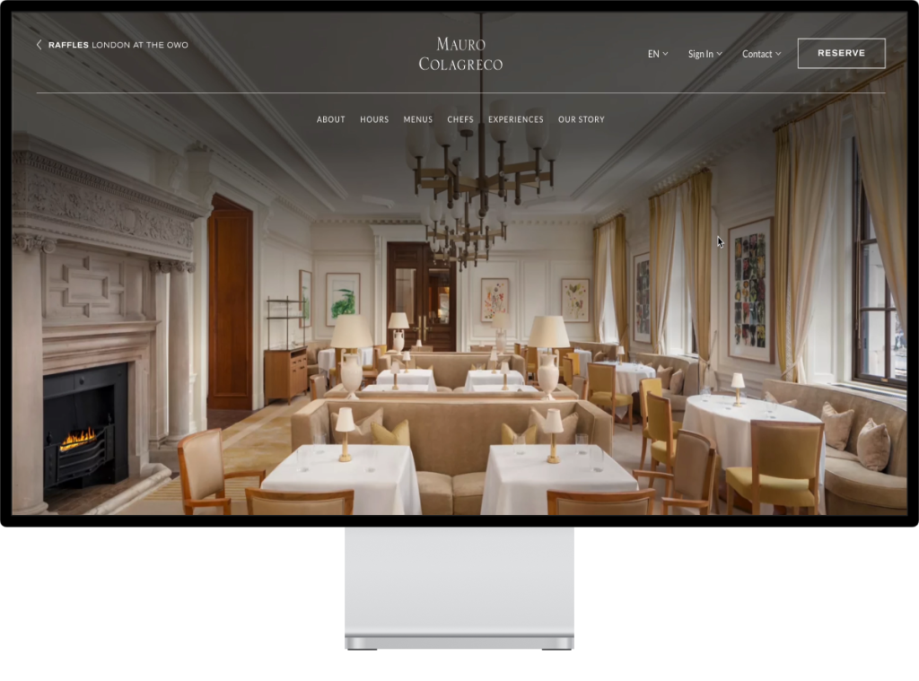 Сustom Booking Engine Development for Raffles | AZDS
