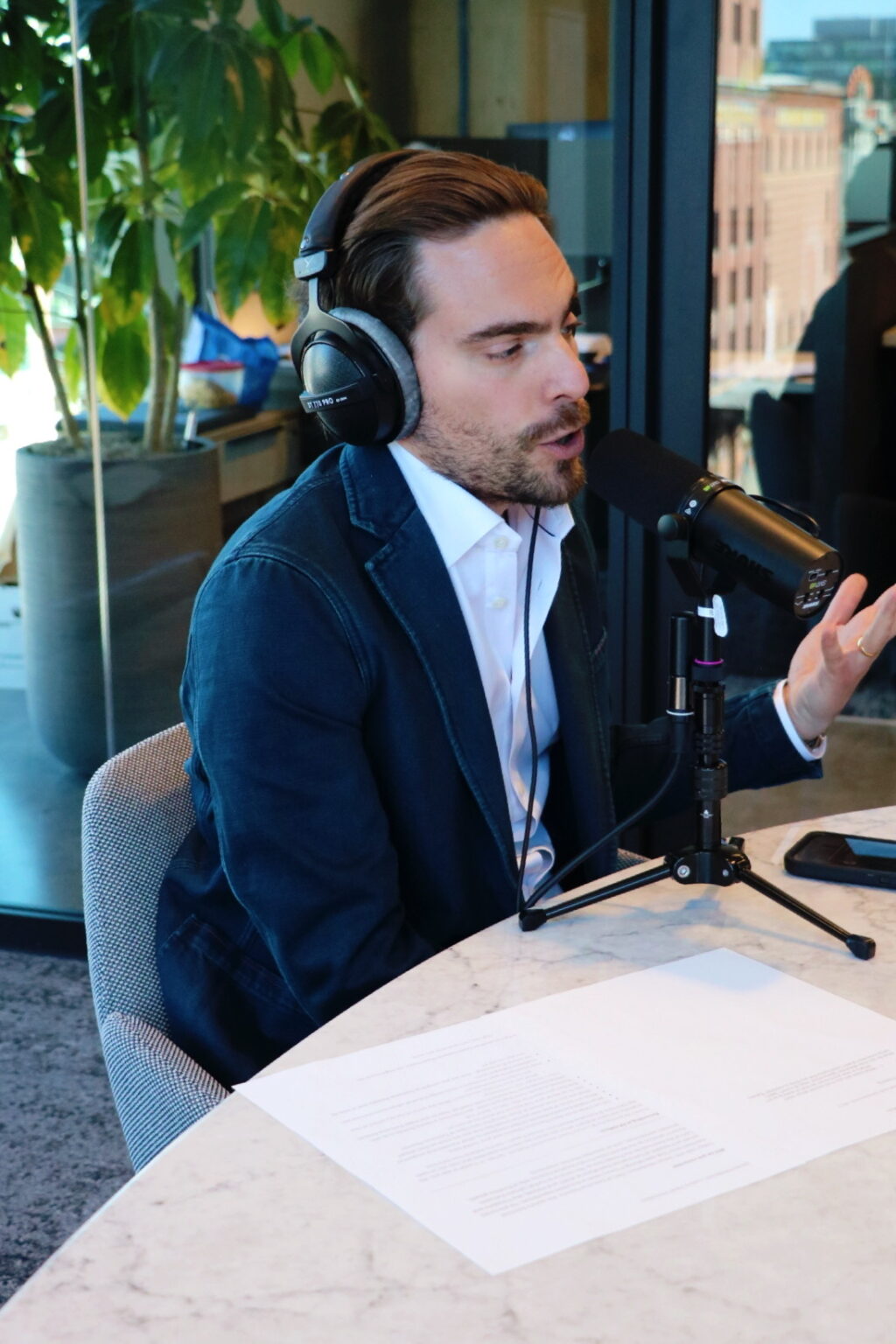 Adam Deflorian during an interview with James Henderson for the podcast Luxury Travel Innovators.