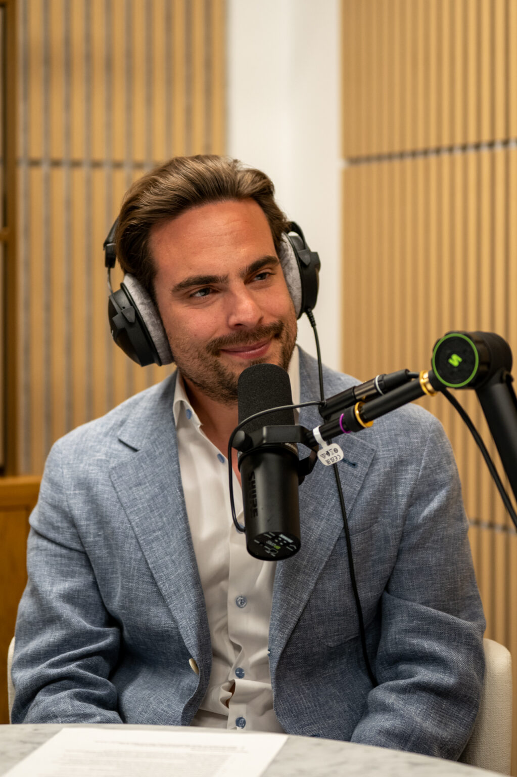 Adam Deflorian during an interview with Greg Kennealey for the podcast Luxury Travel Innovators.
