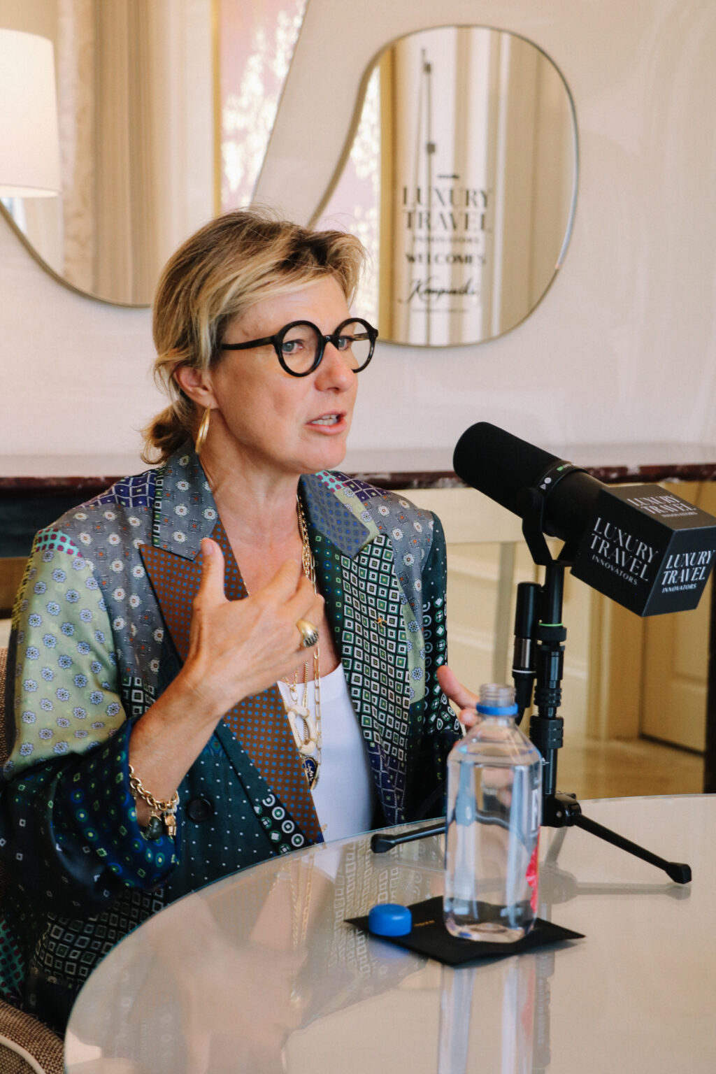 Barbara Muckermann during an interview for the podcast Luxury Travel Innovators.