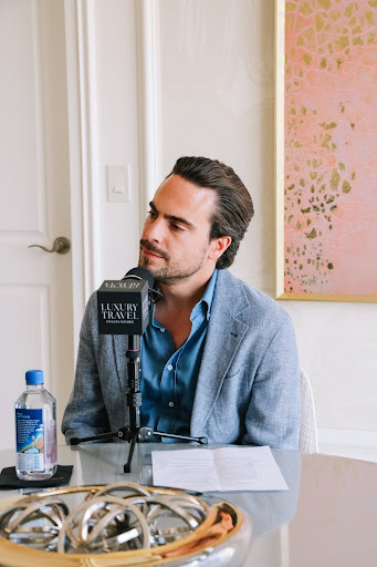 Adam Deflorian during episode 15 of Luxury Travel Innovators podcast.