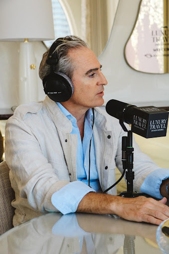 Francesco Galli Zugaro during episode 17 of Luxury Travel Innovators podcast.