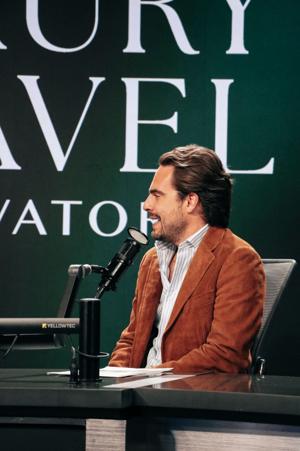 Adam Deflorian during Episode 23 of the Luxury Travel Innovators podcast.