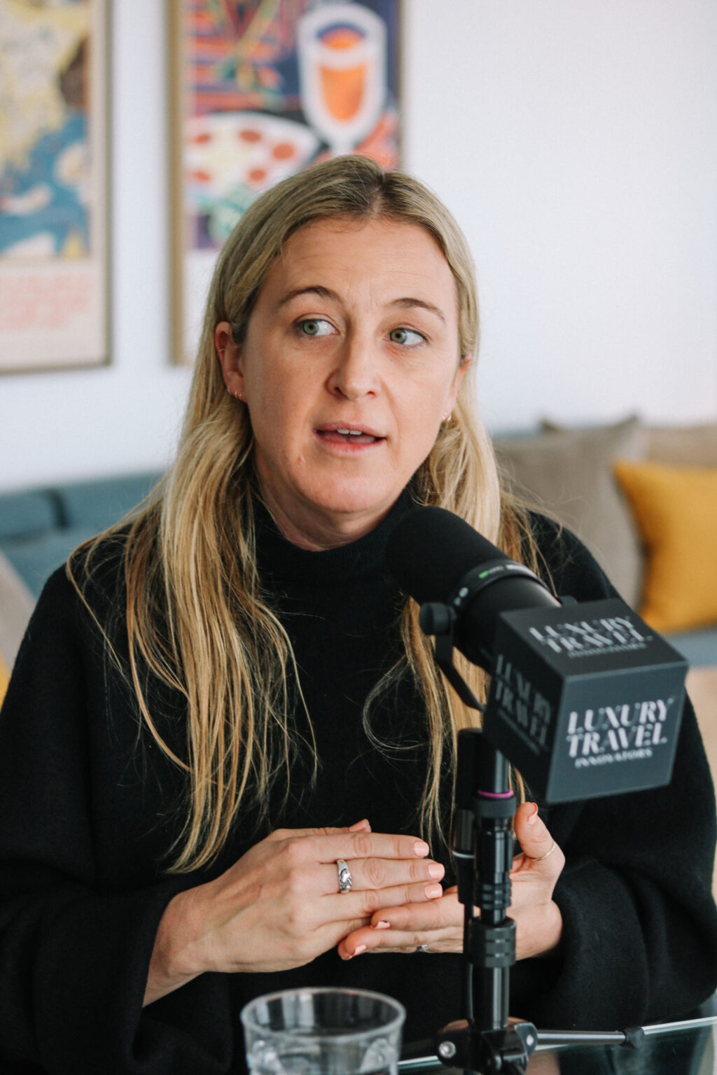 Erin Florio during Episode 24 of the Luxury Travel Innovators podcast.