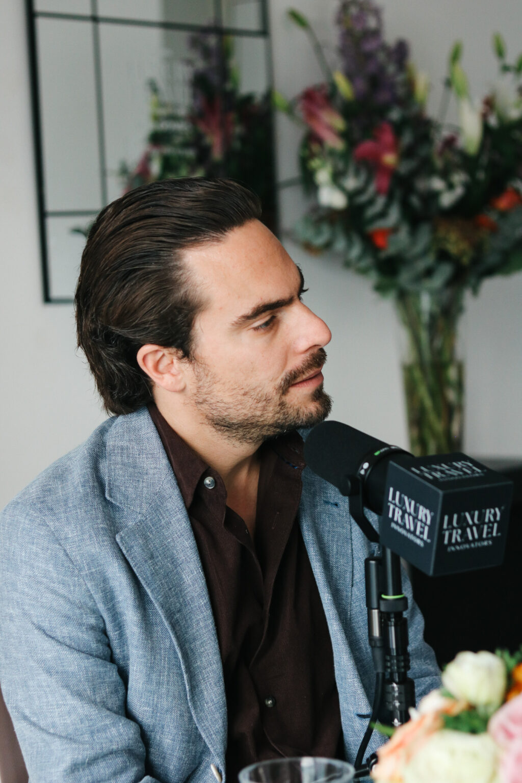 Adam Deflorian during Episode 26 of the Luxury Travel Innovators podcast.