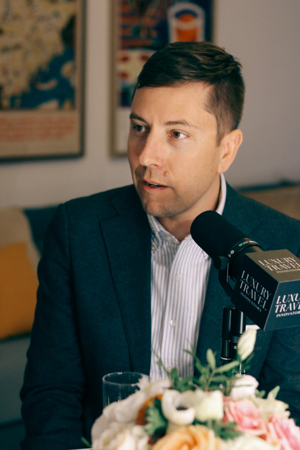 Paul Brady, News Director at Travel + Leisure, during episode 32 of the Luxury Travel Innovators podcast.