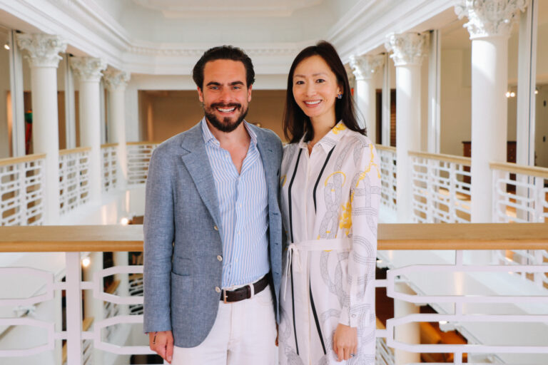 Adam Deflorian and Leona Qi for episode 35 of Luxury Travel Innovators.